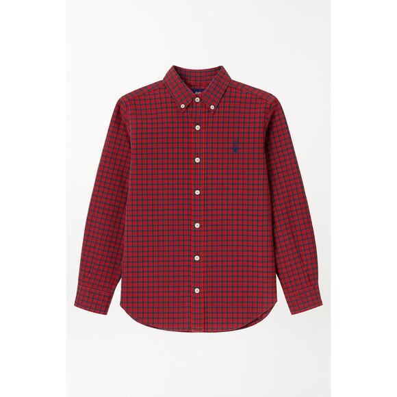 Ralph Lauren Kids Holiday Christmas Plaid Button Down Shirt L/G 14-16 - Picture 2 of 6